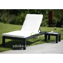 Vente chaude sol en plastique chaise longue pliante en rotin